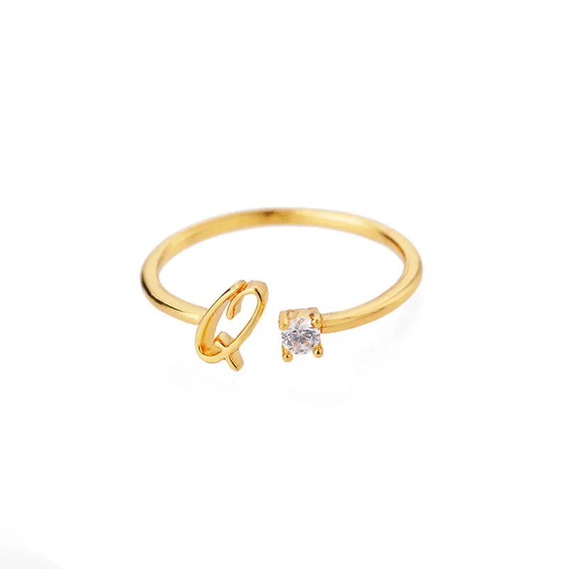 Tiny A–Z Initial Letter Rings