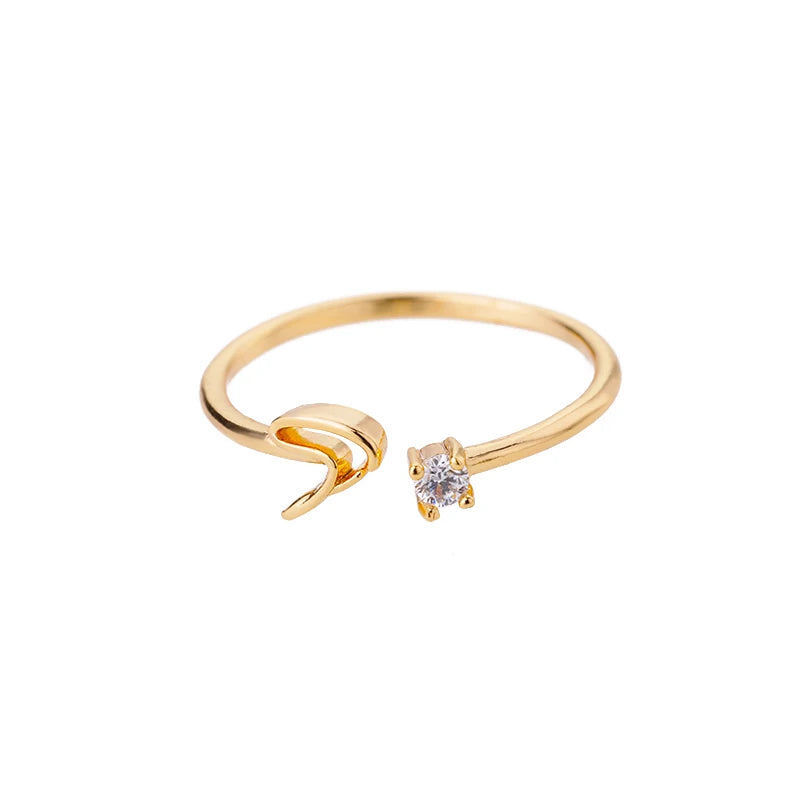 Tiny A–Z Initial Letter Rings