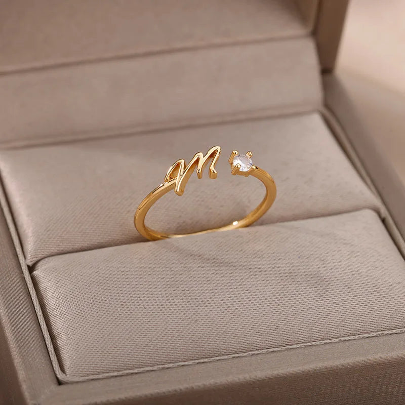 Tiny A–Z Initial Letter Rings