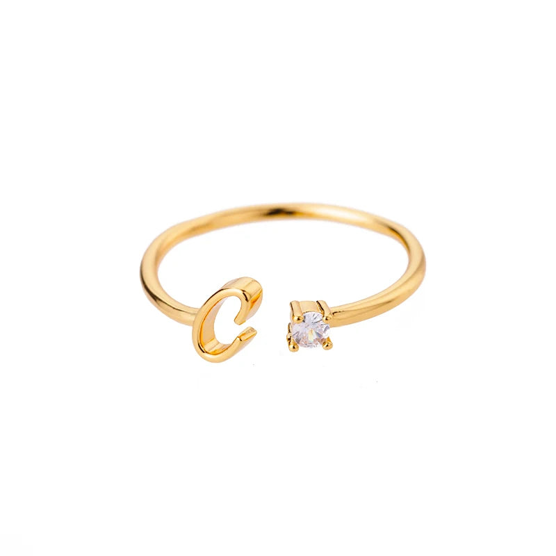 Tiny A–Z Initial Letter Rings
