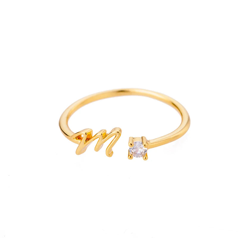 Tiny A–Z Initial Letter Rings