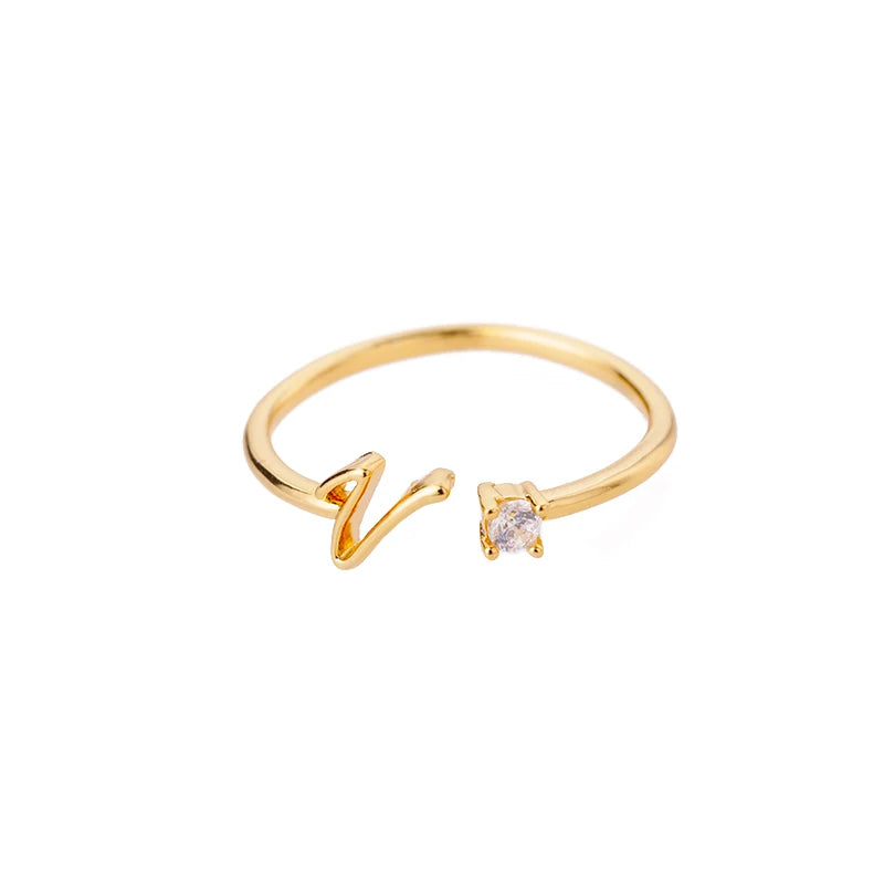 Tiny A–Z Initial Letter Rings
