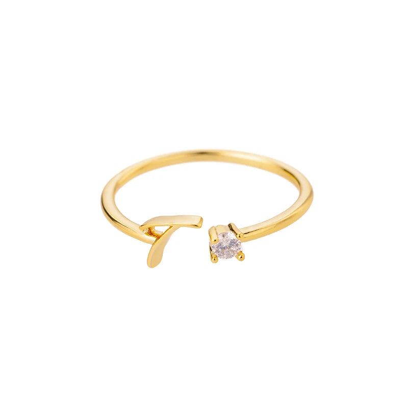 Tiny A–Z Initial Letter Rings