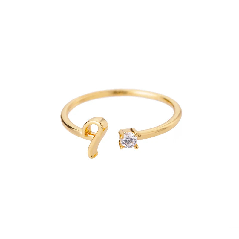 Tiny A–Z Initial Letter Rings