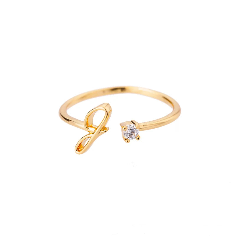 Tiny A–Z Initial Letter Rings