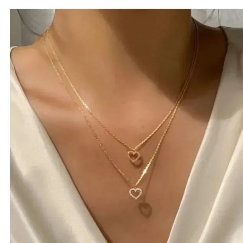 Delysia King Double Layered Love Necklace