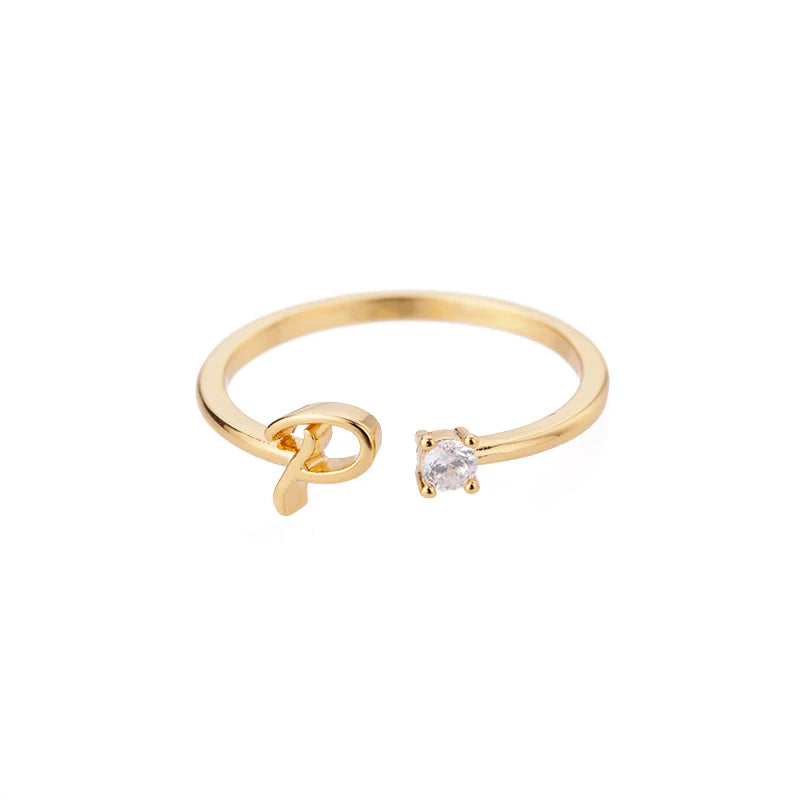 Tiny A–Z Initial Letter Rings