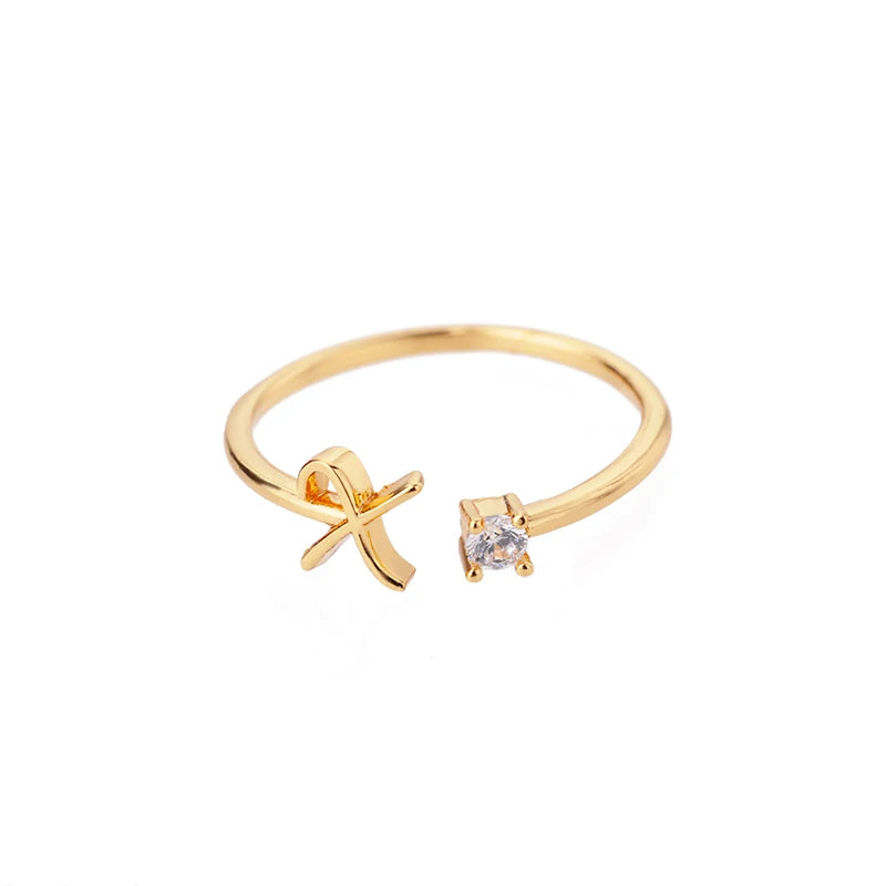 Tiny A–Z Initial Letter Rings