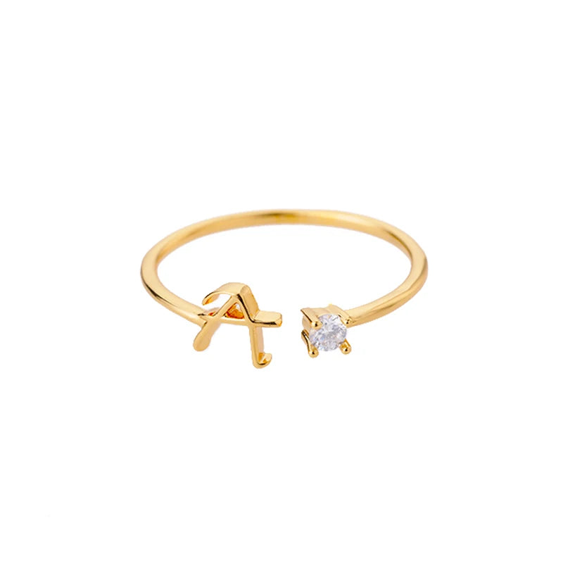 Tiny A–Z Initial Letter Rings