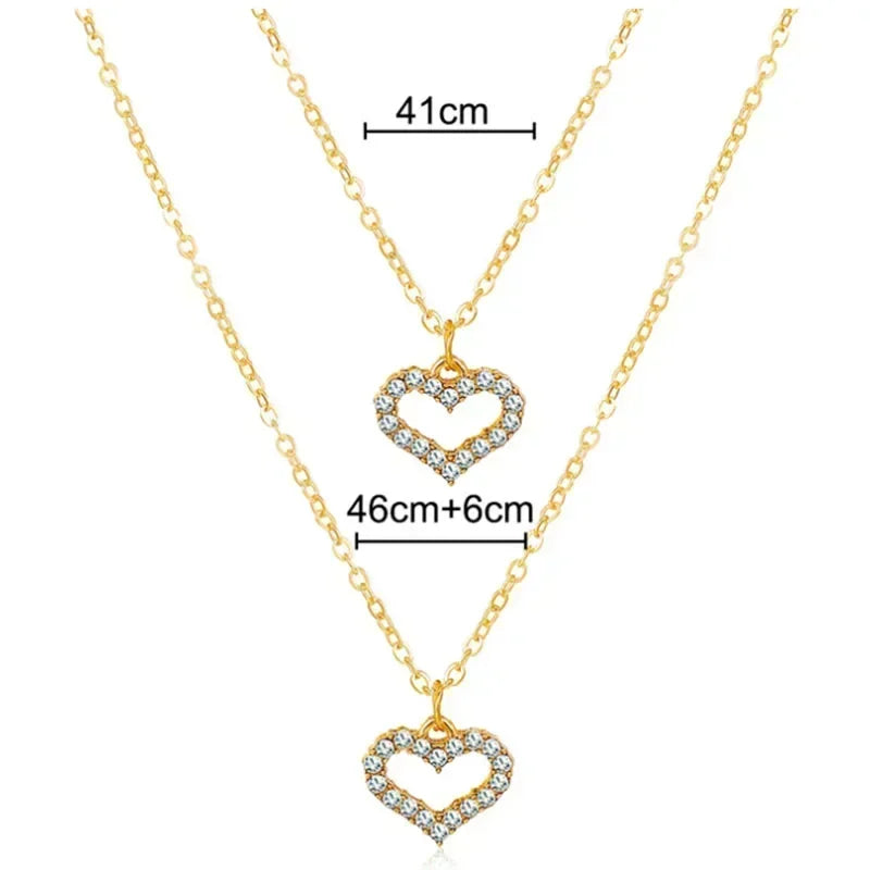 Delysia King Double Layered Love Necklace