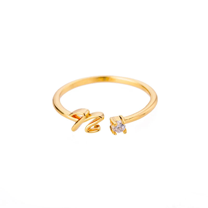 Tiny A–Z Initial Letter Rings