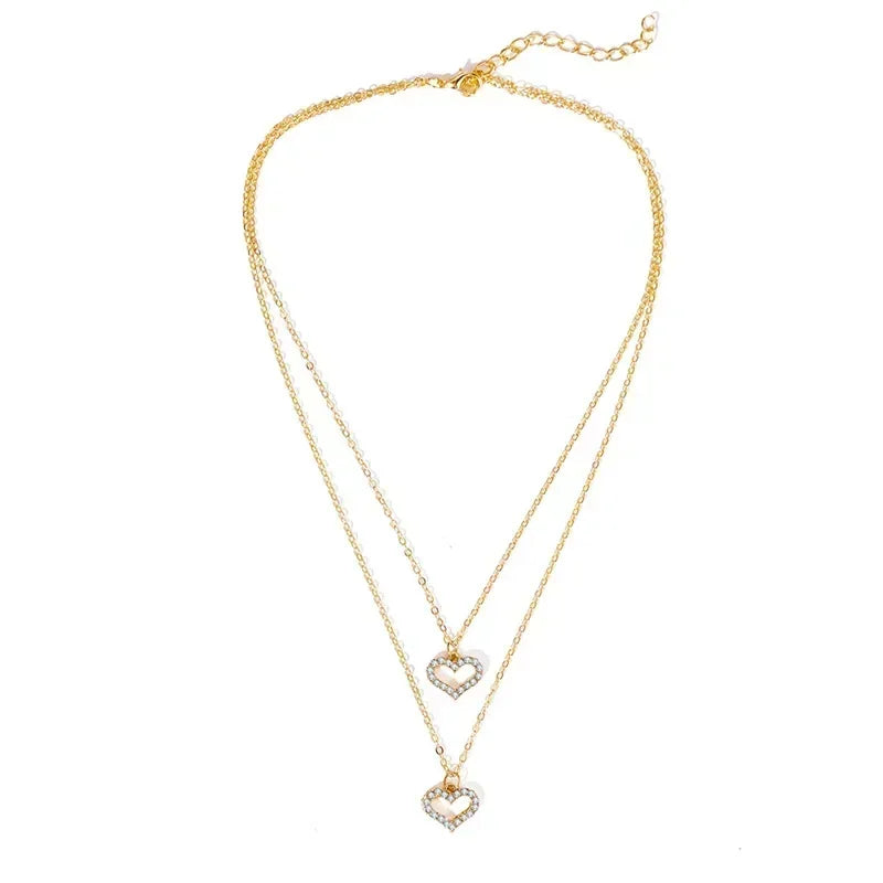 Delysia King Double Layered Love Necklace
