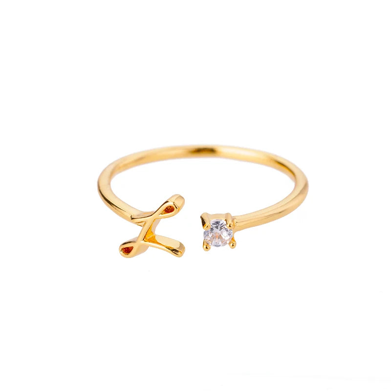 Tiny A–Z Initial Letter Rings