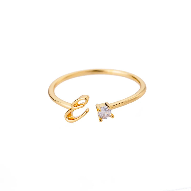 Tiny A–Z Initial Letter Rings