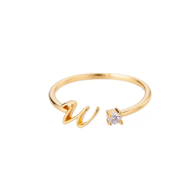 Tiny A–Z Initial Letter Rings