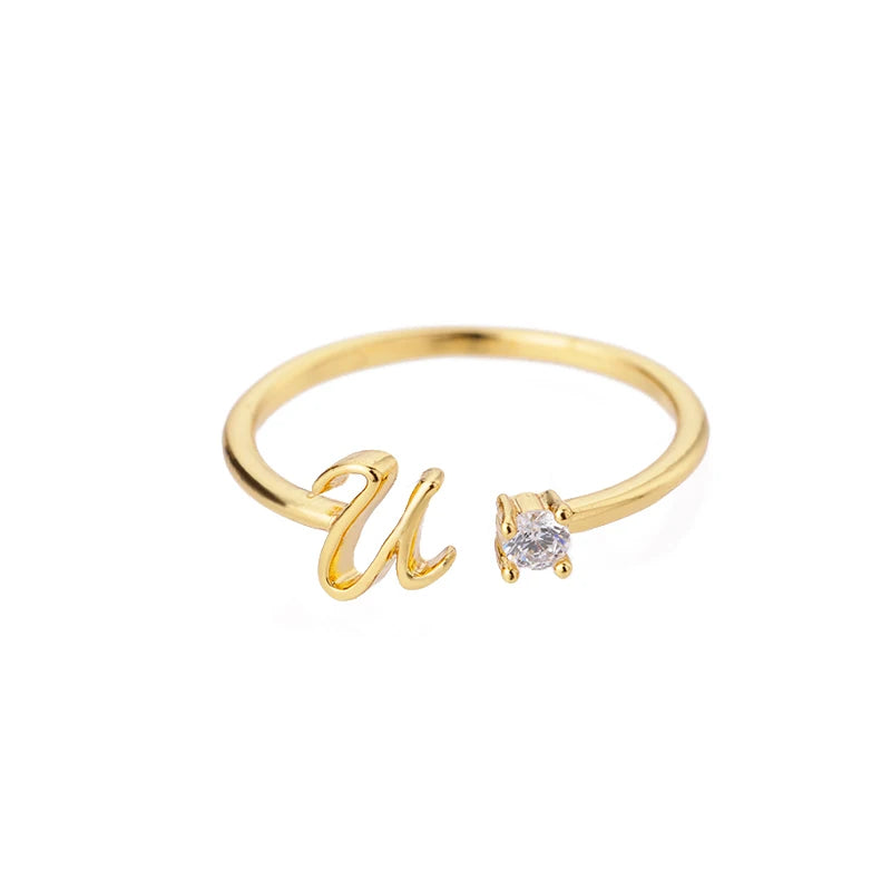 Tiny A–Z Initial Letter Rings
