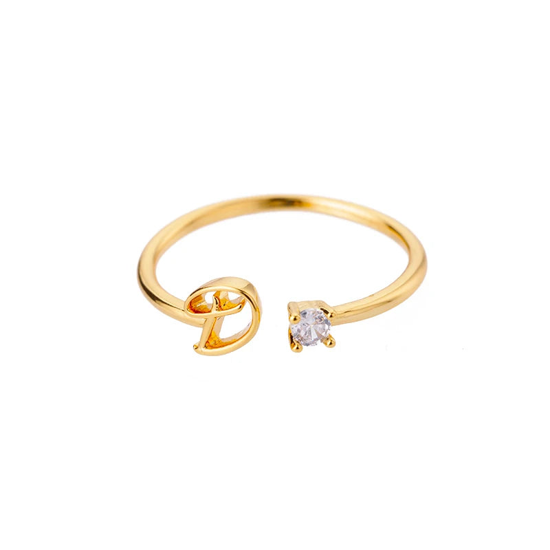 Tiny A–Z Initial Letter Rings